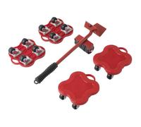 Toolcraft Kit de cales de levage et roulettes TO-7753734 blanc – Charge max 400 kg