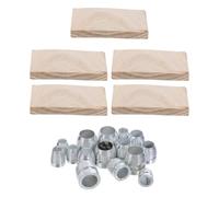 Kit de Cales pour Manche de Hache 20 Pièces Fer Bois | Coins de Remplacement à Double Pente, Verrouillage Progressif, pour Maintien Sûr et Montage Stable sur Manche