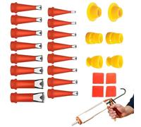 Kit de calfeutrage, de calfeutrage, de finition | Buse de calfeutrage pour évier de cuisine, salle de bain, sol, porte, carrelage, fenêtre, joint de moulage B