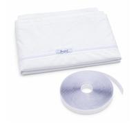 Kit de Calfeutrage Fenêtre pour Climatiseur Mobile 3 m, Joint Textile Étanche avec Fermeture Éclair et Bande Adhésive
