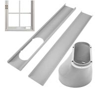Kit de calfeutrage pour climatiseur portable-Ventilation réglable jusqu'à 110 cm-Matériau ABS durable-Améliore le refroidissement