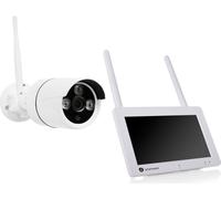 Smartwares Système de surveillance extérieur CMS-30400, WiFi, vision nocturne, détecteur de mouvement