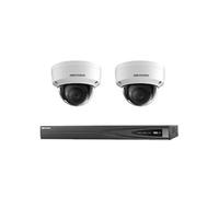 Kit de caméra IP 2x caméra Lite Series 6MP NVR 4xChannel POE - Disque dur 2 To à max 4x caméra