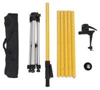 Kit de cannes à niveau, canne télescopique de 4,2 m en alliage d'aluminium avec trépied et stabilisateur
