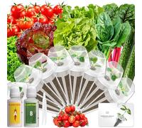 Kit de capsules vertes pour salade compatible avec le système de culture | 8 gousses complètes avec tout, variété de graines d'épinards, de bette à carde, de tomate, de concombre et de laitue