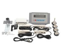 Kit de capteurs de pesage numériques - Capteur de charge 8 tonnes pour balance au sol et pont-bascule - Capteur de force - Capteur de poids - Capacité de charge de 8 000 kg - Balance à bétail