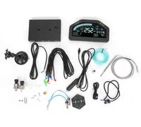 Kit de capteurs pour tableau de bord SINCO TECH, écran LCD, 8 LED, rétroéclairage Bluetooth, indicateur de surchauffe de l'huile et de la température de l'eau