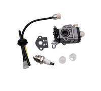 Kit De Carburateur 15mm Pour Débroussailleuse 43cc 49cc 52cc Tronçonneuse Outil Quad Pièces De Rechange Pour Tondeuse À Gazon Kit Réparation Carburateur(Or)