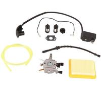 Kit de carburateur avec pièces de rechange complètes : bobine, filtre à air, tuyau de carburant, durite de carburant, joint, valve de carburateur