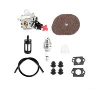 Kit de carburateur compatible avec les débroussailleuses Zama C1M-S267A pour FS40 FS50 FS56 FS70 FC56 FC70, pièce de rechange en métal pour gazon extérieur Powers Equipment