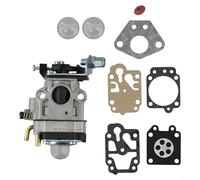 Kit de carburateur de 15 mm pour tronçonneuse 43 cc, 47 cc, 49 cc, 52 cc pour débroussailleuse et petit moteur