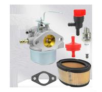 Kit de carburateur de rechange pour Tecumseh HM80 HM85 HM90 HM100 pour moteurs de souffleuse à neige utilisant une configuration de montage de type boulon sur bride