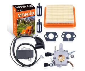 Kit de carburateur et de bobine d'allumage pour les débroussailleuses Stihl FS120 et FS350