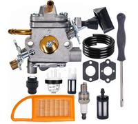 Kit de carburateur Mikatesi BR600 pour souffleurs de feuilles Stihl BR500 BR550 BR600 BR700 BR 500 550 600 700. Remplace Zama C1Q-S183 4282-120-0606. Avec kit de ventilation du réservoir 4282 141 0300