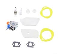 Kit de carburateur, pour débroussailleuse 128C 128L 128LD 128R 128RJ, remplacement avec conduites de carburant et filtres à air joints