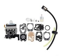 Kit de carburateur pour Honda GX35 GX25 FG110 HHT35 HHT35S Réparation de moteur avec filtre à carburant et ampoule