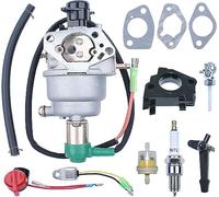 Kit de Carburateur pour Honda GX390 GX340 Moteur, ADEFOL Universel Carburateur avec Bougie d'allumage & Joint & Tuyau et Filtre à Carburant pour Générateur/Moteur 8HP 9HP 11HP 13HP