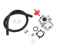 Kit de carburateur pour moteur de tondeuse poussée 6,25 hp 6,75 hp compatible avec 790845 796707 799871 128l05 12f802 11 pièces blanc rouge