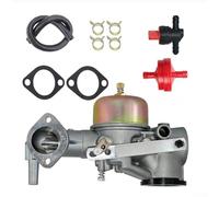 Kit de carburateur pour moteurs 491590 390417 390811 392152 299751 | Remplacement du système de carburant de petit moteur avec joints, filtres, soupapes de serrage pour pièces de tondeuse à gazon