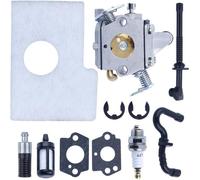 Kit de carburateur pour STIHL MS180 MS170 018 017 pour la tronçonneuse en glucides Zama avec la ligne de carburant Filtre de tuyau