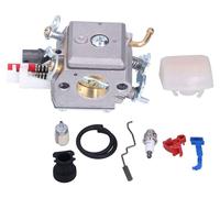 Kit de carburateur pour tronçonneuse, comprenant 9 pièces, compatible avec les modèles 350, 346XP, 353, 340, 345