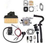 Kit de carburateur pour tronçonneuse MS021 MS023 MS025 MS210 MS230 MS250 avec filtre à air, bobine d'allumage et ligne de carburant