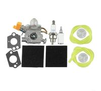 Kit de carburateur Ruixing pour moteur à démarrage rapide PLT3043YE avec filtre à air, bouchon d'allumage et conduite de carburant pour ampoule d'amorçage, pièces de rechange