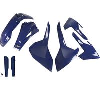 Kit de carénage UFO PLAST, 8 pièces, ensemble de carénage en plastique avec protection de fourche pour Husqvarna FE TE TX 125 - 450 cm³, années 2017 - 2019, couleur : bleu OEM
