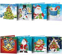 Kit de cartes de vœux "Diamant 5D" pour la fête des mères, les anniversaires, Noël, la Saint-Valentin, Pâques, pour exprimer sa gratitude, les mariages et les cadeaux pour les fêtes, modèle DP068