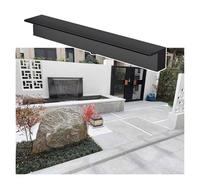 Kit de cascade artificielle avec tuyau ondulé pour extérieur, cascade encastrée de 125 cm de large pour bassin de jardin, avec tuyau souple et raccord en PVC. Idéale pour l'aménagement paysa