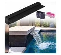 Kit de cascade pour étang de jardin, tuyau ondulé en acier inoxydable | Kit de déversoir pour cascade de jardin en acier inoxydable, idéal pour piscines et étangs extérieurs.