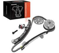 Kit de chaîne de transmission, longueur de chaîne : 124 maillons, compatible avec différents véhicules, conception simplex, numéros de référence pour pièces de remplacement : 13506-21020, 13559-21010