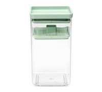 Brabantia Bocal de fermentation TASTY+ | Bocal en plastique de 1,6 L avec joint en silicone et disque de pression | Pour kimchi et choucroute | Jade Green