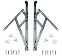 Kit de charnière de fenêtre universel en uPVC Double vitrage Friction Stay PVC 13mm 17mm Stack 61 cm Non Handed Acier inoxydable