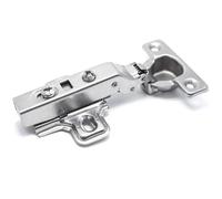 Kit de charnière de plaque de réparation for armoires, Type hydraulique, en acier inoxydable, ne se décolore pas, couverture complète/demi-couverture/en ligne, 8.5x5.3cm