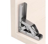Kit de charnière de table portable, système de support de , charnière pliable à 90 degrés, kit d'accessoires moderne pour armoire, ensemble de support d'extension durable, bricolage à la