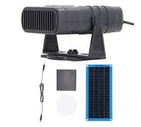 Kit de chauffage de serre à panneau solaire | Chauffage de voiture à panneau solaire de 30 W | Chargeur solaire portable avec chauffage, maison pour animaux domestiques et chauffage de poulailler pour