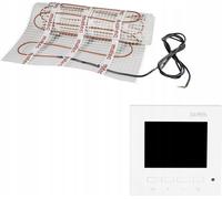 Kit de chauffage électrique par le sol ZOJ-50, alimentation électrique d'un seul côté, 5,0 m²