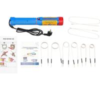 Kit de chauffage par induction - Débloqueur de vis & de boulons - 1100 W - Sans flamme - Bobines 30/40/50 mm + Bobine flexible 75 cm - Poignée antidérapante - Câble 1,6 m - Bleu