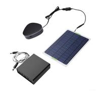 Kit de chauffage solaire monocristallin de voiture 20 W | Panneau monocristallin thermique efficace pour voiture et animal domestique, résistant aux intempéries, installation facile