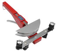 Kit de cintreuse manuelle pour tubes - Outil de cintrage - 7 têtes de cintrage 6–22 mm - Angle de cintrage jusqu'à 90° - Pour tubes en cuivre et en aluminium - Alliage d'aluminium et acier - Rouge