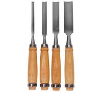 Kit de Ciseau à Gouge à Bois, 1 Set, 4 Lames, Argenté