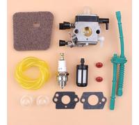 Kit de clapet anti-retour de tuyau de carburant de filtre à de carburateur adapté à FS45 FS46 FS55 FS55R FC55 FS38 FS55RC KM55 HL45 KM55R SP85 Carb
