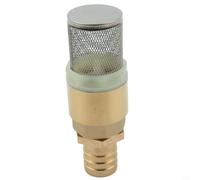 Kit de clapets anti-retour pour filtre - Valve anti-retour - Valve d'aspiration - Valve à pied - Valve anti-retour en laiton - Valve de 19 mm avec raccord de tuyau de 19 mm (valves de 2,5 cm +