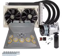Kit de climatisation universel, capacité de refroidissement de 22000 BTU, échangeur de chaleur en aluminium durable, 8PK-24V