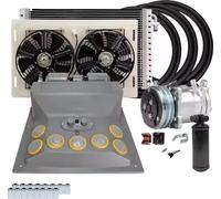 Kit de climatisation universel, capacité de refroidissement de 22000 BTU, échangeur de chaleur en aluminium durable, 2A-24V