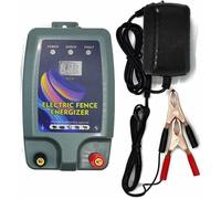 Kit de clôture électrique - Clôture électrique pour bétail, animaux - Électrificateur de clôture - Haute puissance - 3 modes d'alim
