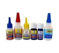 Kit de Collage Industriel Repar-ex - Lot 6 Produits : Colle Extra-Forte, Poudre Renforçante, Accélérateur, Détache Colle & Primaire - Fixation Ultra-Résistante Bois, Métal, Plastique, Verre