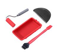 Kit de colle à bois, pinceau à colle en silicone, avec plateau adhésif et peigne adhésif, portable et réutilisable, pour le bricolage, le collage de meubles et pour les menuisiers amateurs