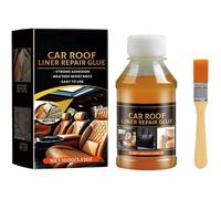Kit De Colle De Réparation De Ciel De Toit De Voiture Avec Pinceau - Colle Adhésive Puissante Ciel De Toit Et Revêtement Intérieur